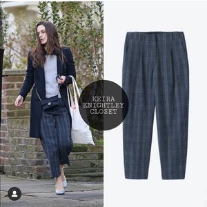 Toast Soft Wool Plaid Trousers